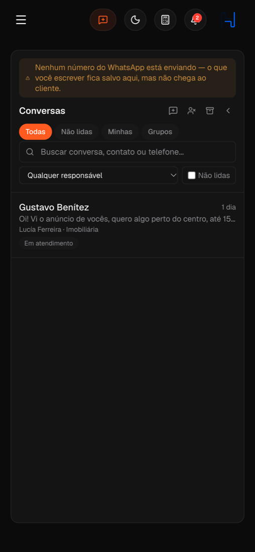 El mismo sistema en el celular