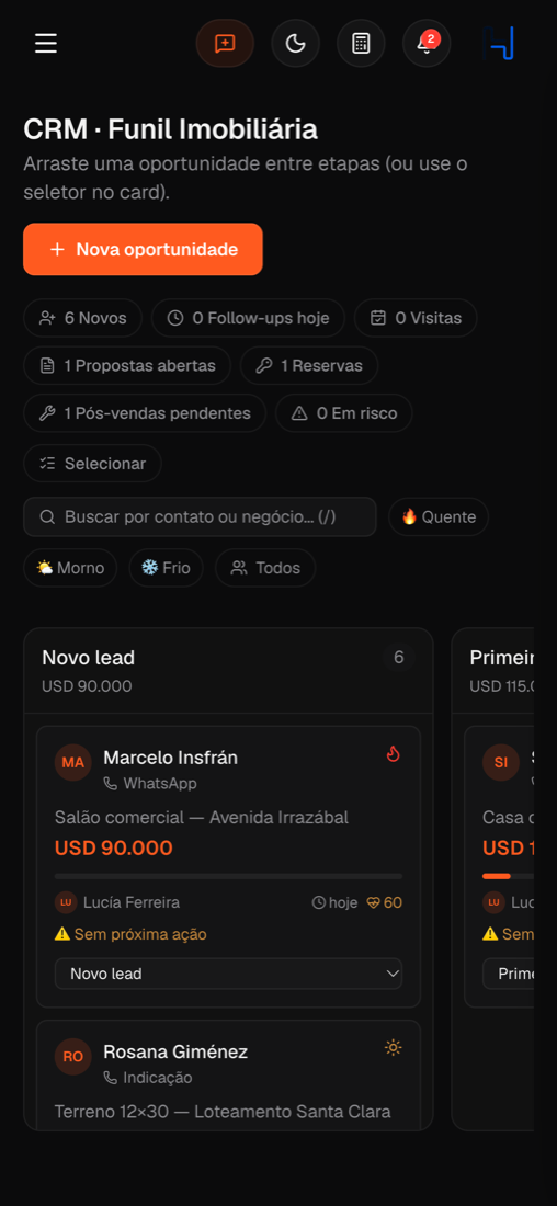 El embudo de ventas en el celular